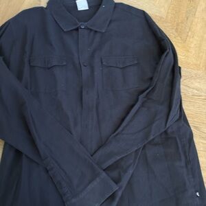 Nike Men's Black Shirt Jacket